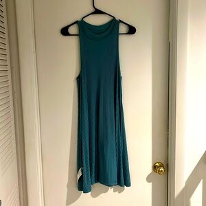 Hollister Blue Ribbed Trapeze Dress Size Large